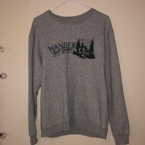 Gray Crewneck Sweatshirt